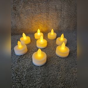 Inglow Flameless LED Tea Lights, Flickering, NWT & NWOT, 16 pc